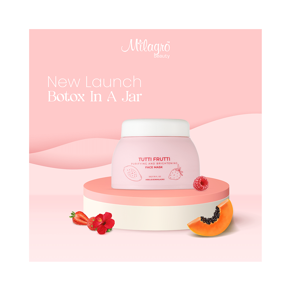 Milagro Beauty Tutti Frutti Purifying and Brightening Face Mask - Image 3