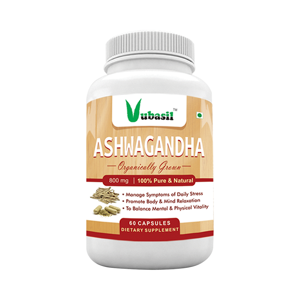 Vubasil Ashwagandha 800mg Capsule - Image 1