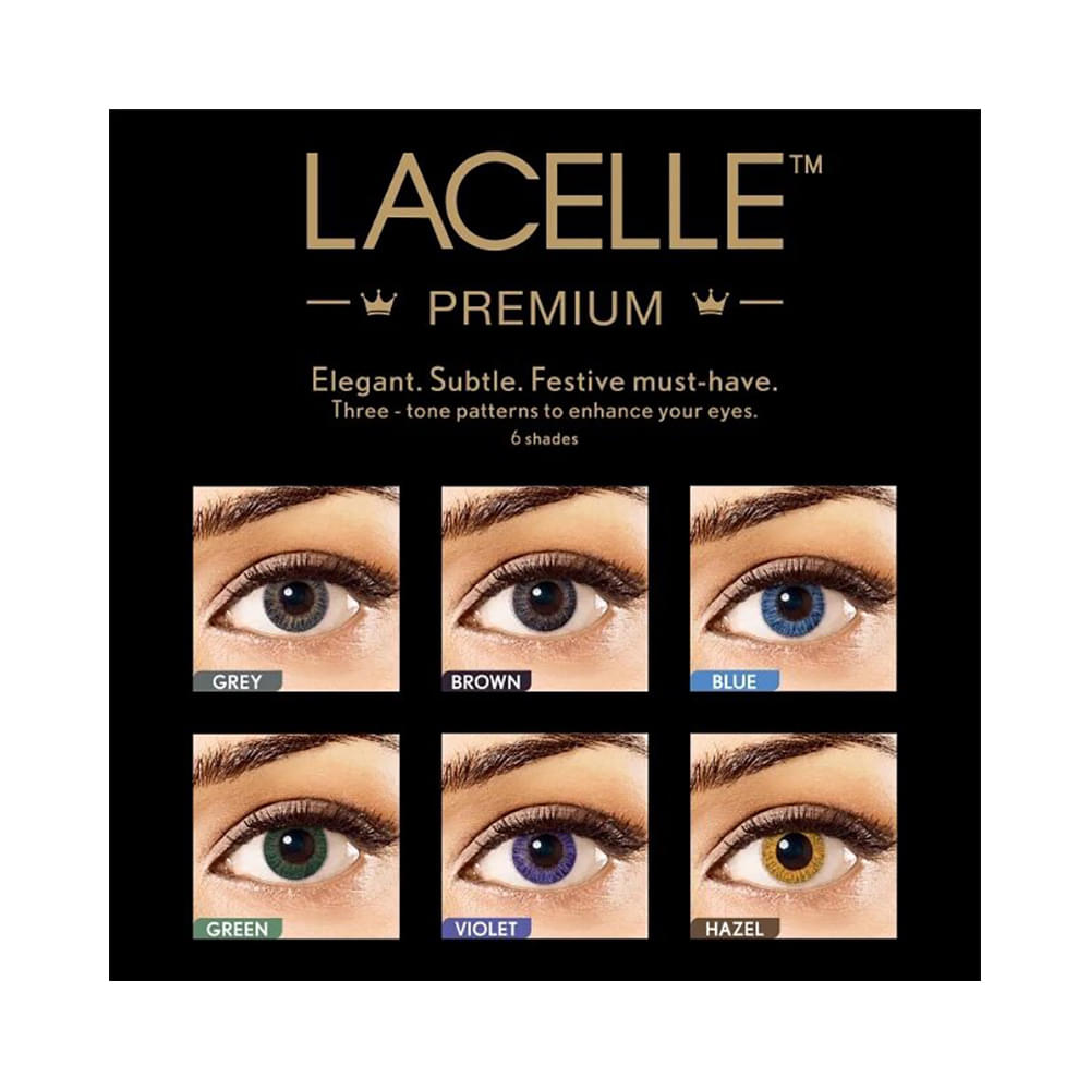 Bausch + Lomb Lacelle Premium Contact Lens (Optical Power -3.75) Green Spherical - Image 2