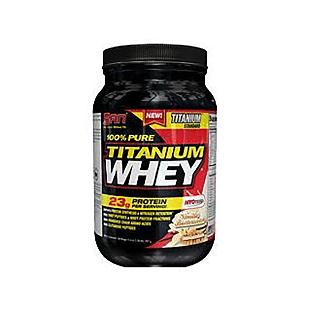 SAN 100% Pure Titanium Whey Protein Powder Vanilla Butterscotch - Image 1