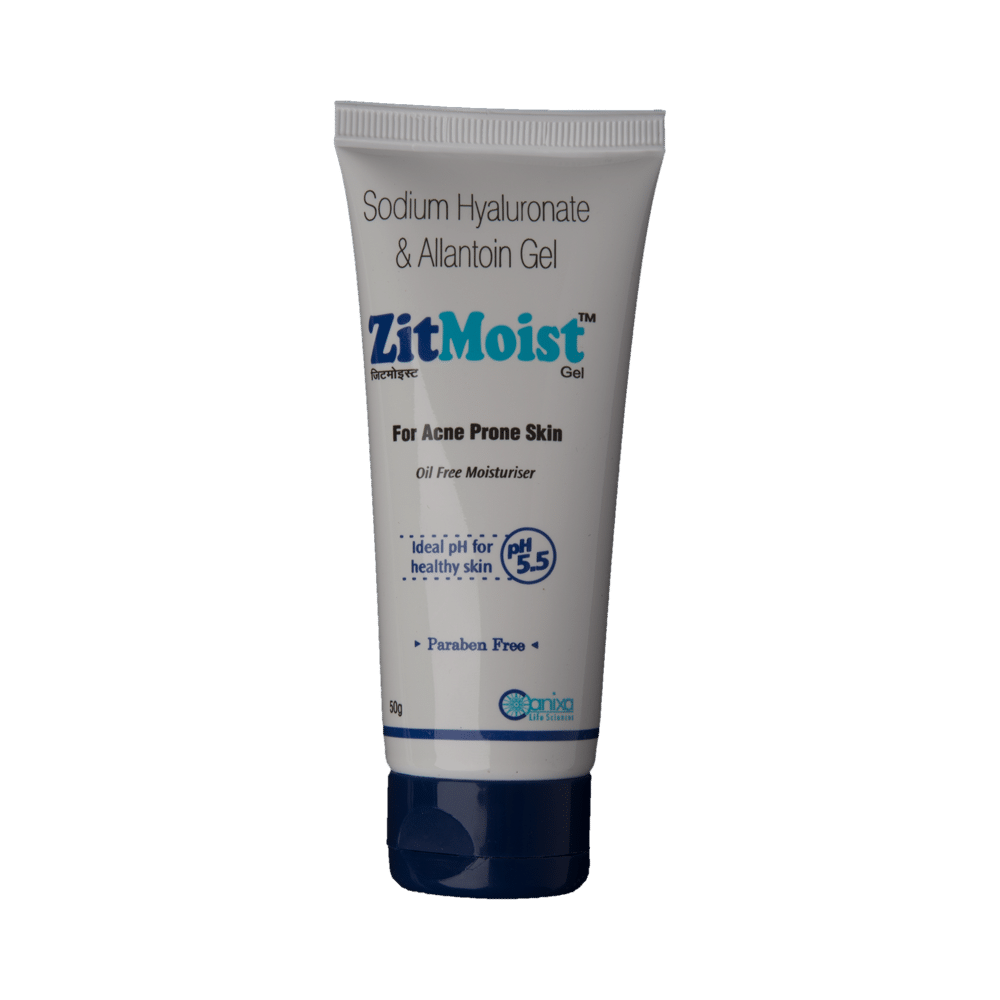 Zitmoist Sodium Hyaluronate & Allantoin Gel | For Acne Prone Skin | Oil-Free Moisturiser - Image 3