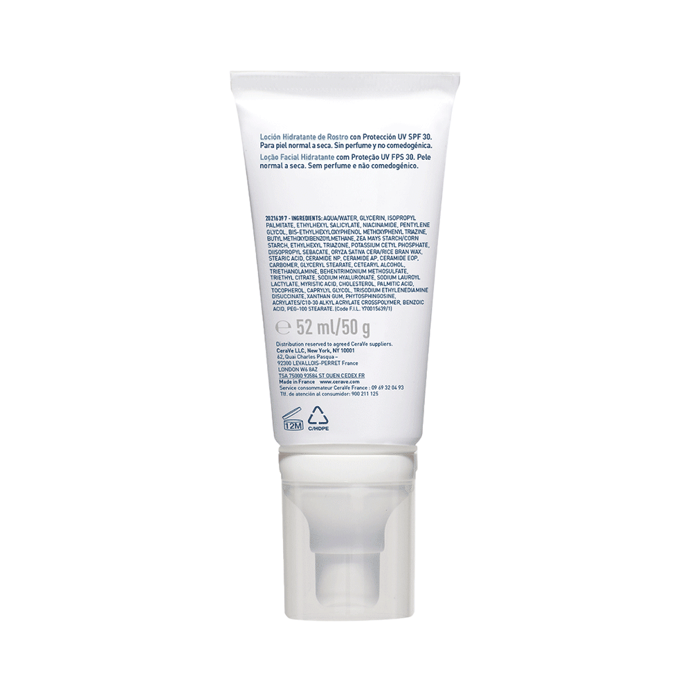 CeraVe AM Facial Moisturising Lotion for Normal to Dry Skin SPF 30 - Image 2