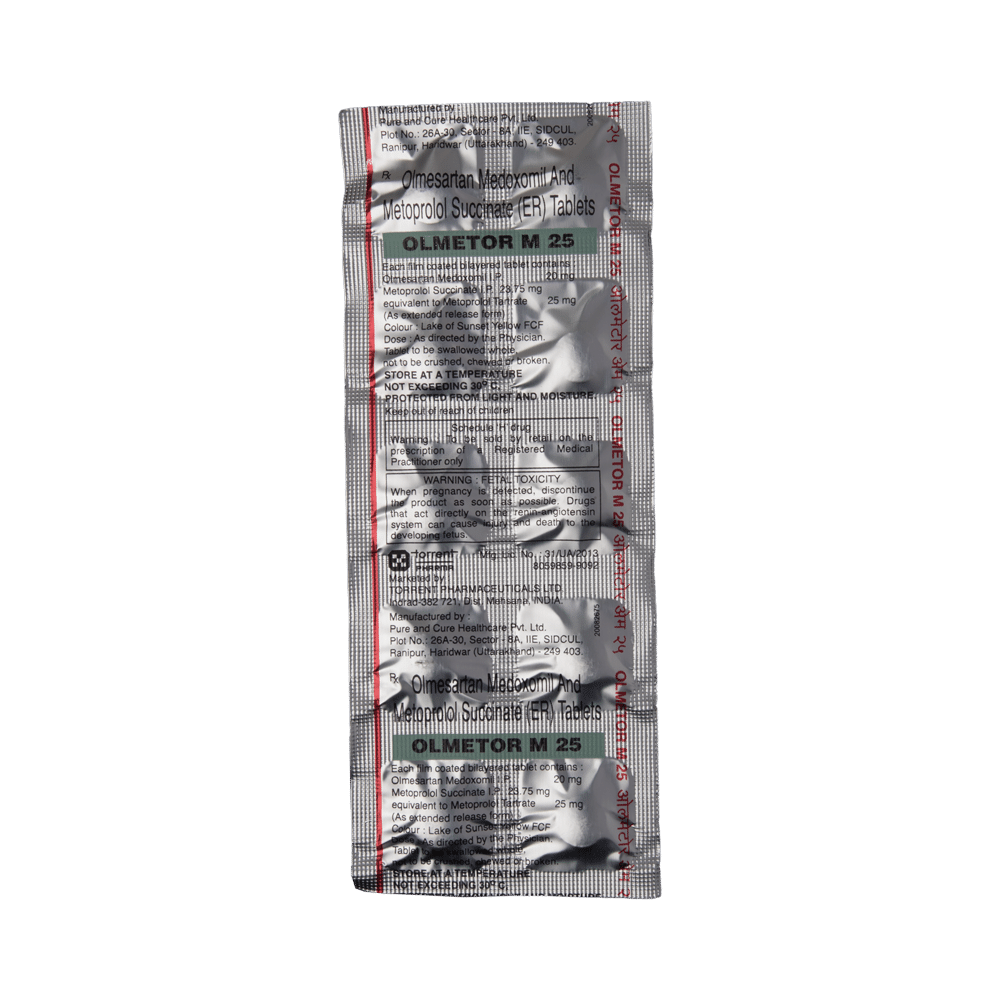 Olmetor M 25 Tablet - Image 4