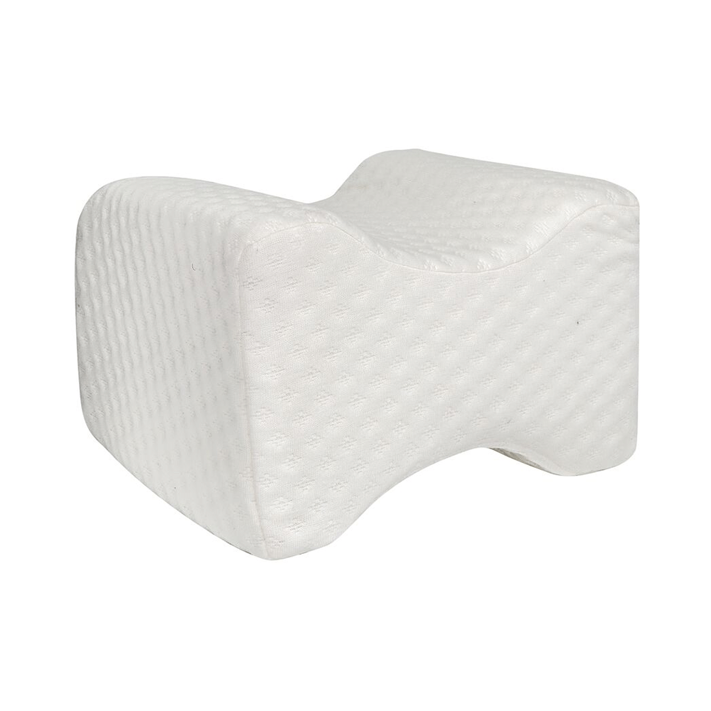 Sleepsia Multiuse Knee Support Memory Foam Pillow White - Image 1