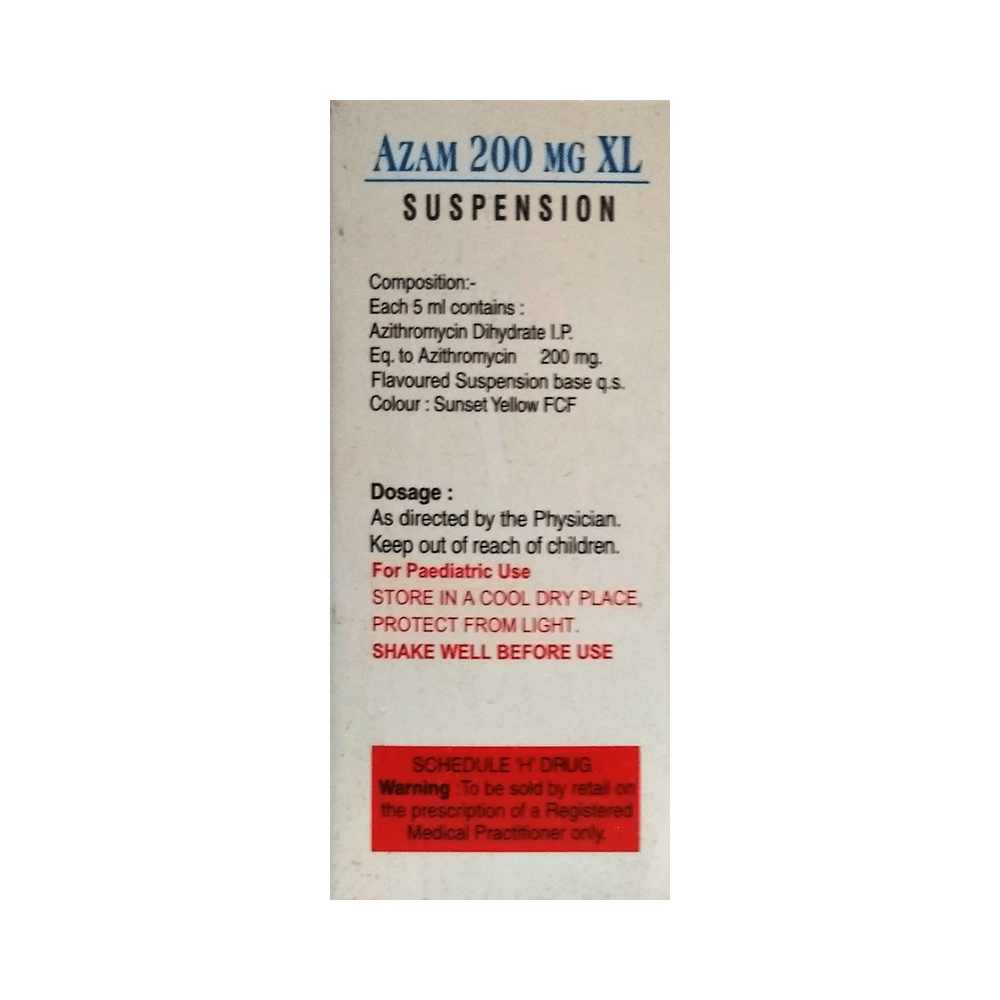Azam 200mg XL Oral Suspension - Image 2
