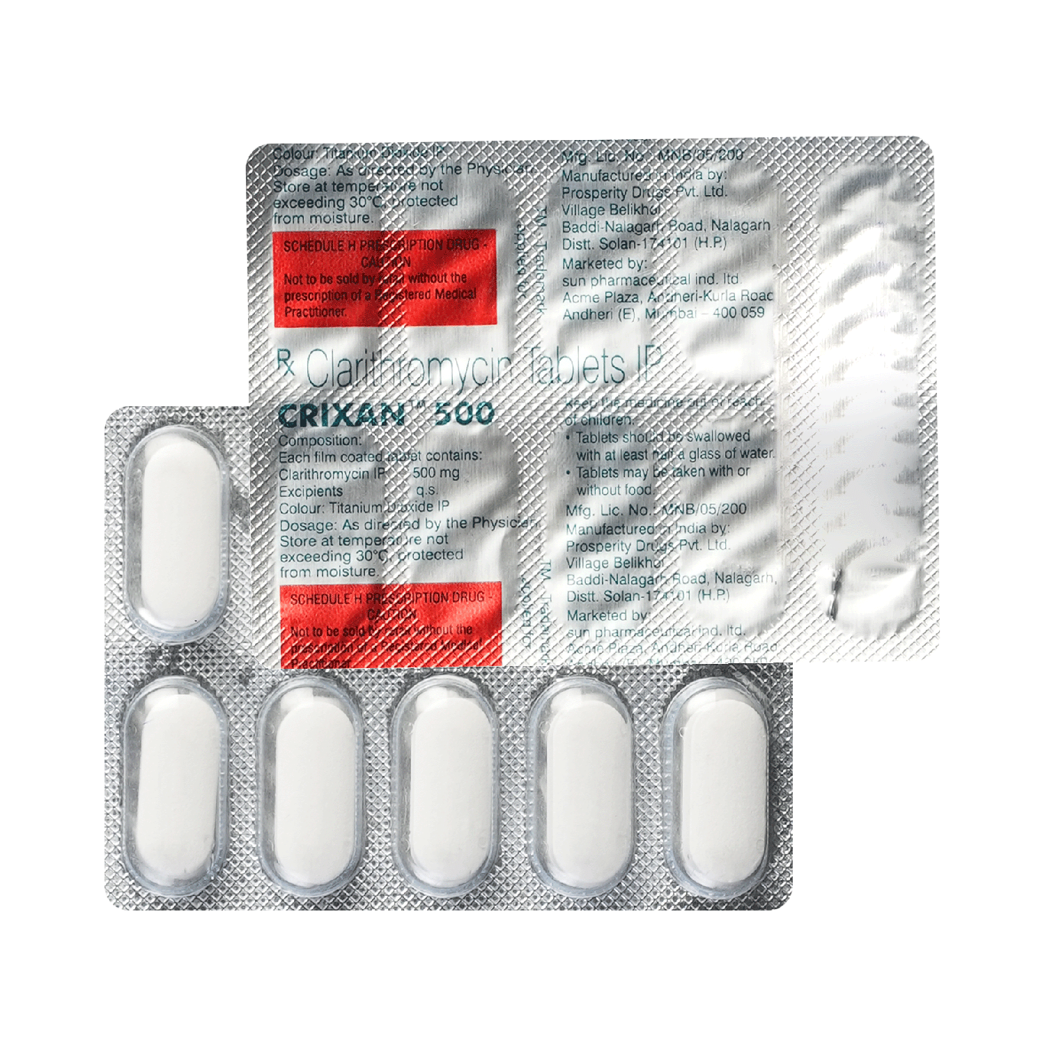 Crixan 500 Tablet - Image 1