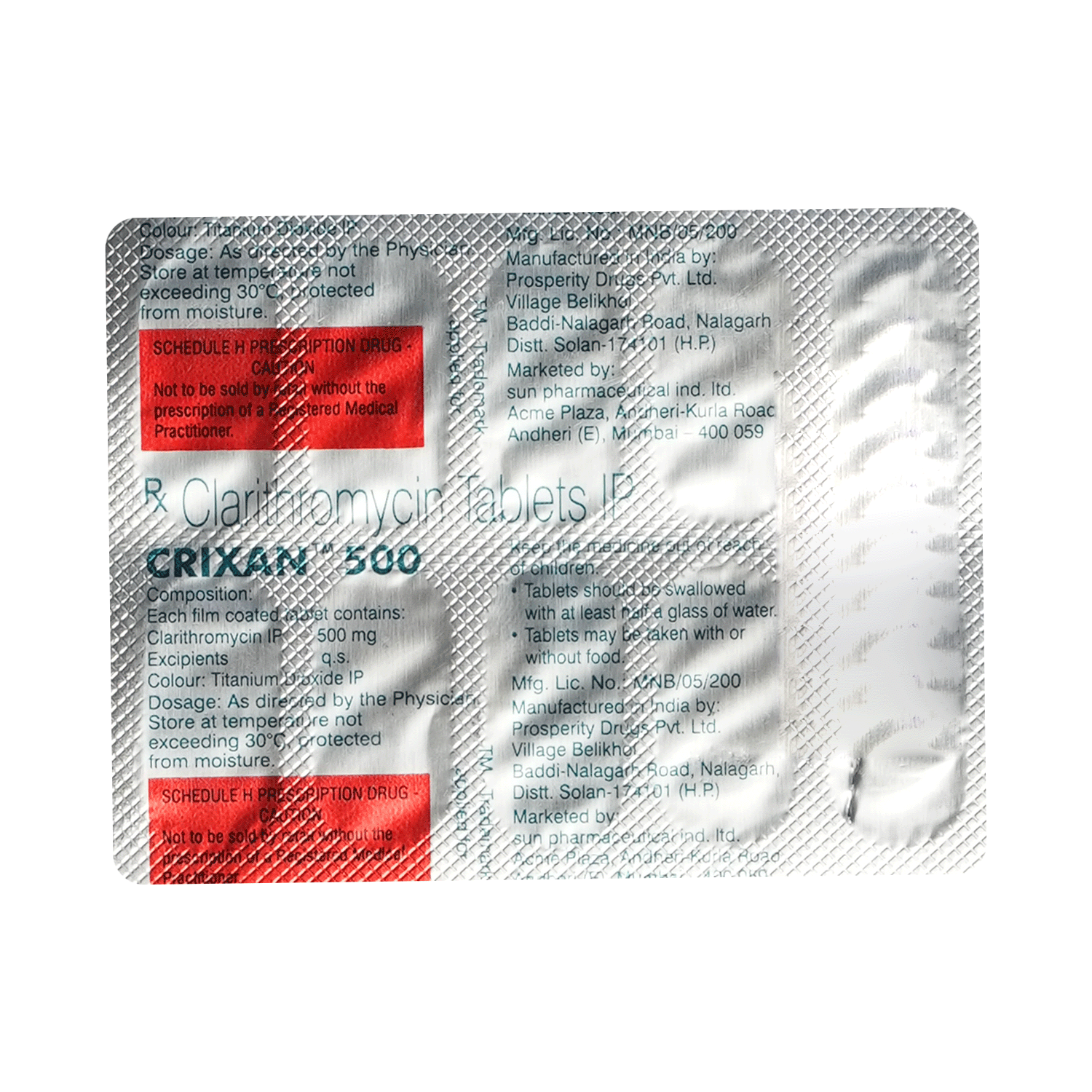 Crixan 500 Tablet - Image 2