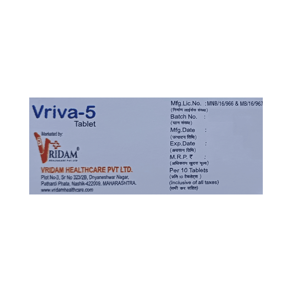 Vriva 5 Tablet - Image 3