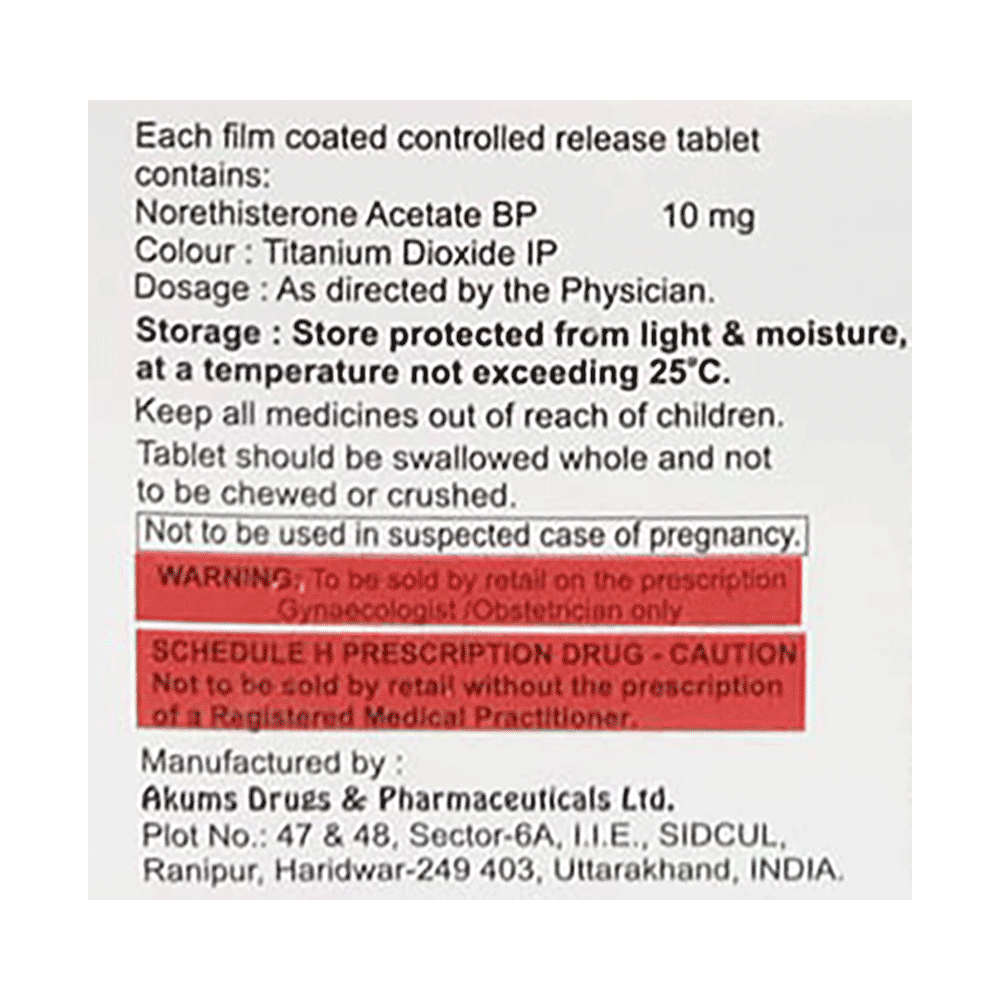 Shogestin 10 Tablet CR - Image 2