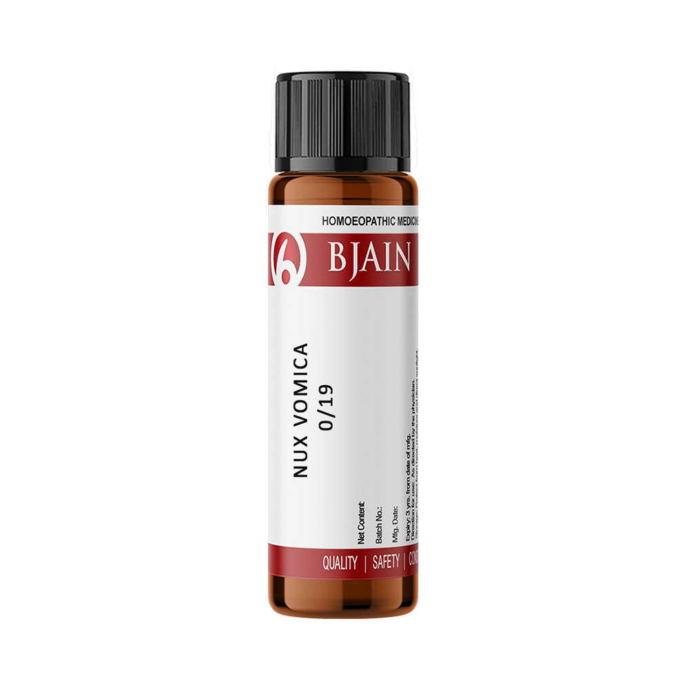 Bjain Nux Vomica Globules 0/19 LM