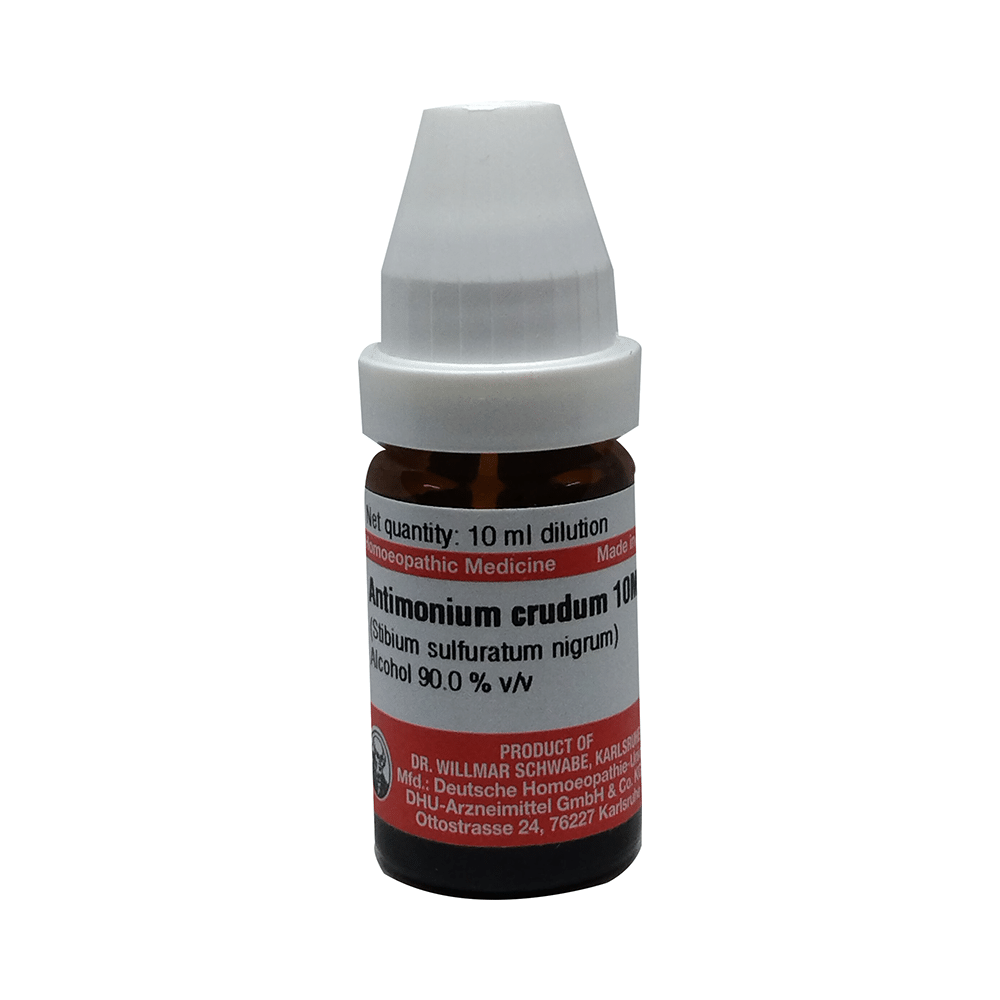 Dr Willmar Schwabe Germany Antimonium Crudum (Stibium Sulfuratum Nigrum) Dilution 10M - Image 1