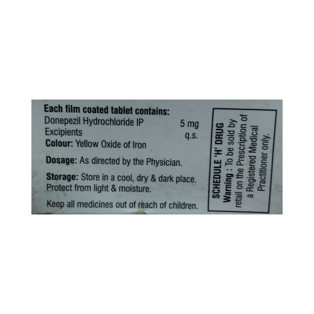 Senpezil 5 Tablet - Image 2