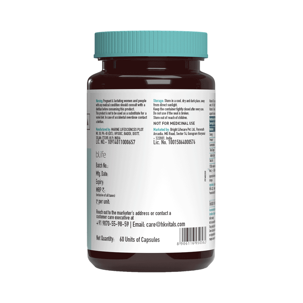 Healthkart HK Vitals Vitamin D3 (Cholecalciferol) 600IU | Softgel Capsule for Bones, Immunity & Muscles - Image 7