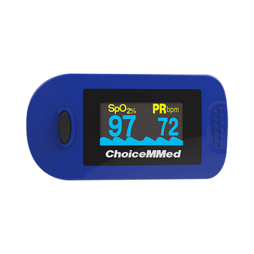 ChoiceMMed MD300C2 Fingertip Pulse Oximeter Blue - Image 1