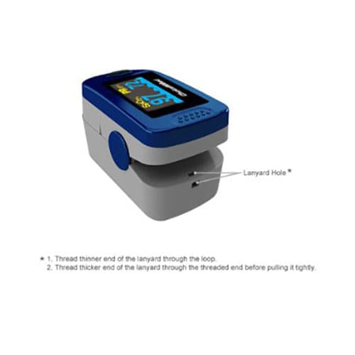 ChoiceMMed MD300C2 Fingertip Pulse Oximeter Blue - Image 4