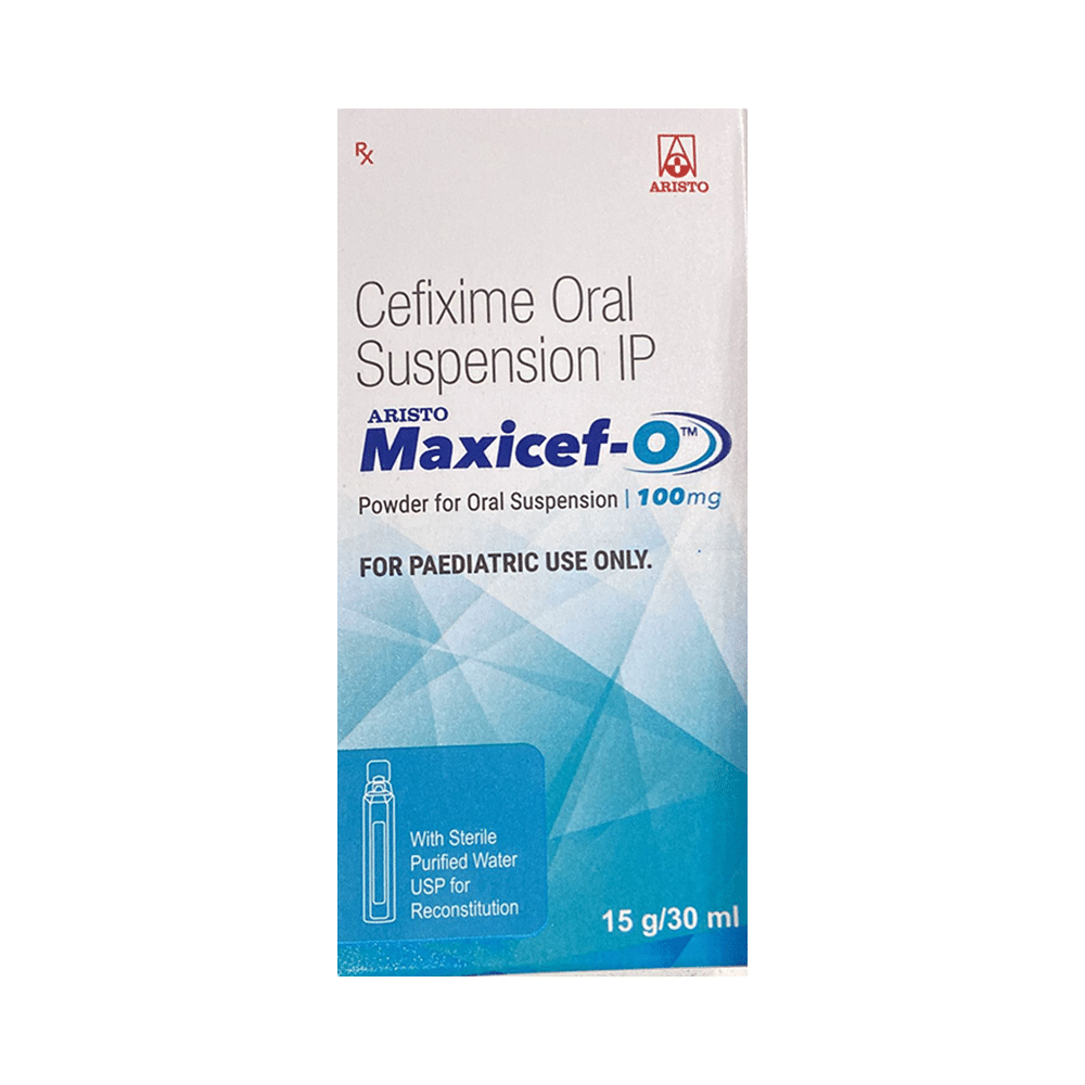 Maxicef-O 100mg Oral Suspension - Image 1
