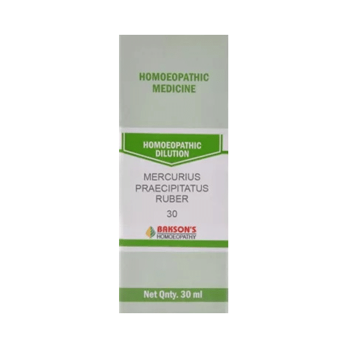 Bakson's Homeopathy Mercurius Praecipitatus Ruber Dilution 30 - Image 1