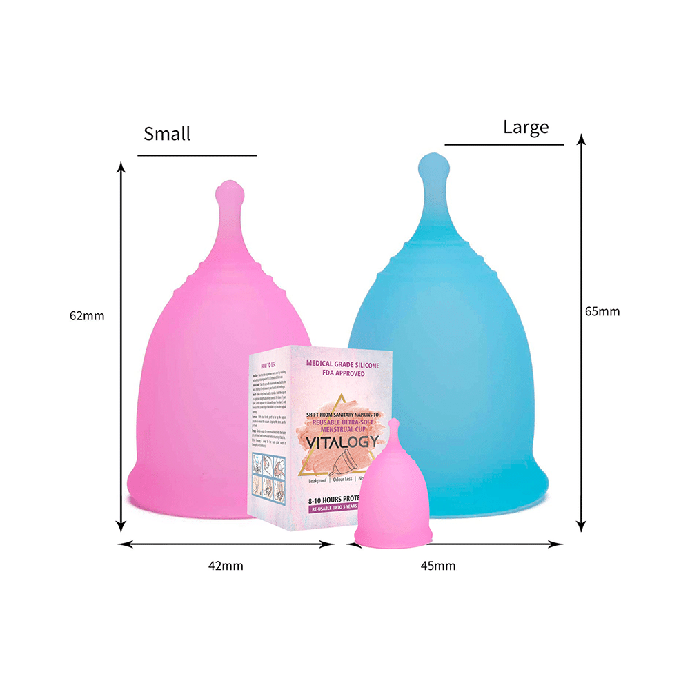 Vitalogy Reusable Ultra-Soft Menstrual Cup - Image 3
