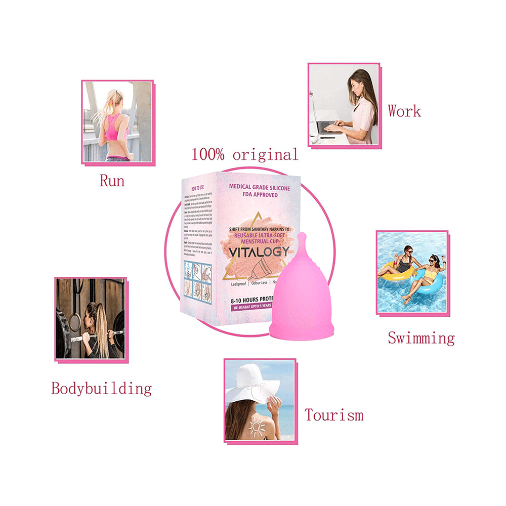 Vitalogy Reusable Ultra-Soft Menstrual Cup - Image 5