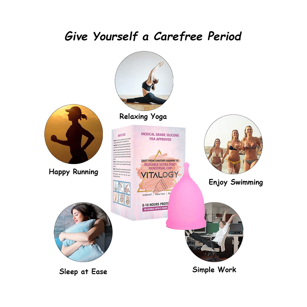 Vitalogy Reusable Ultra-Soft Menstrual Cup - Image 4