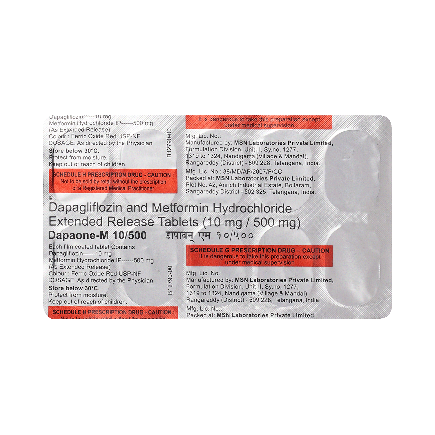 Dapaone-M 10mg/500mg Tablet - Image 3