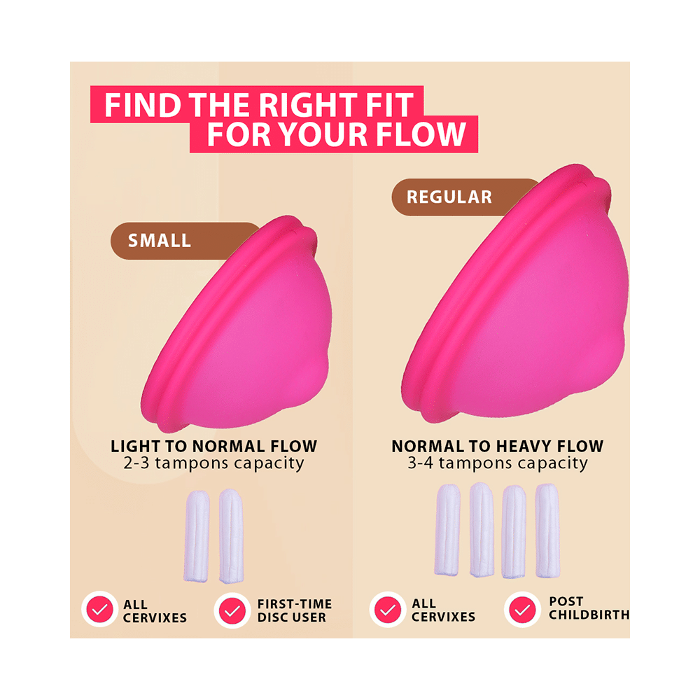 MYKI Silicon Perfect Soft Menstrual Disc Pink Medium - Image 6
