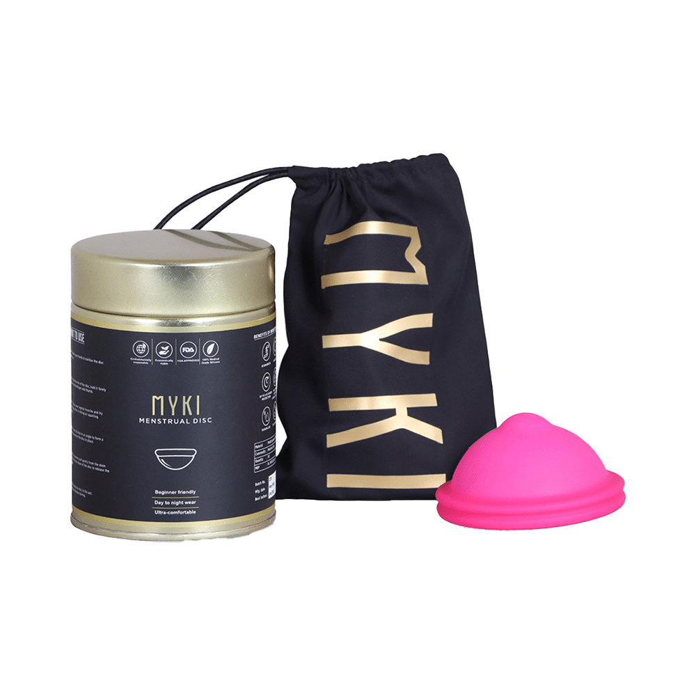 MYKI Silicon Perfect Soft Menstrual Disc Pink Medium