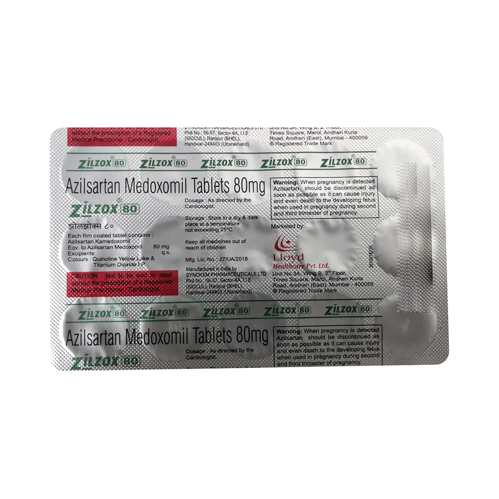 Zilzox 80 Tablet