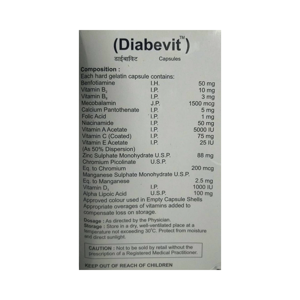 Diabevit Capsule - Image 2