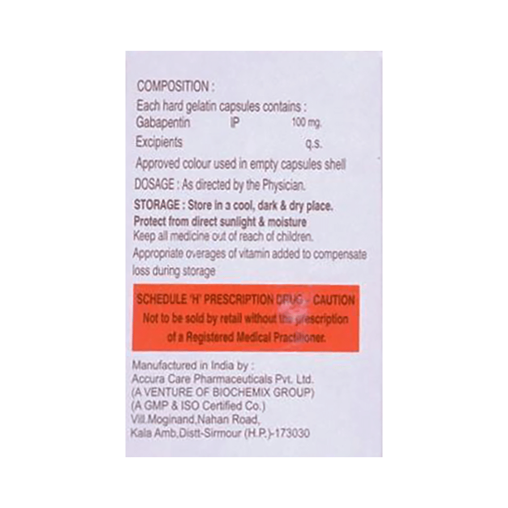 Gabceon 100 Capsule - Image 2