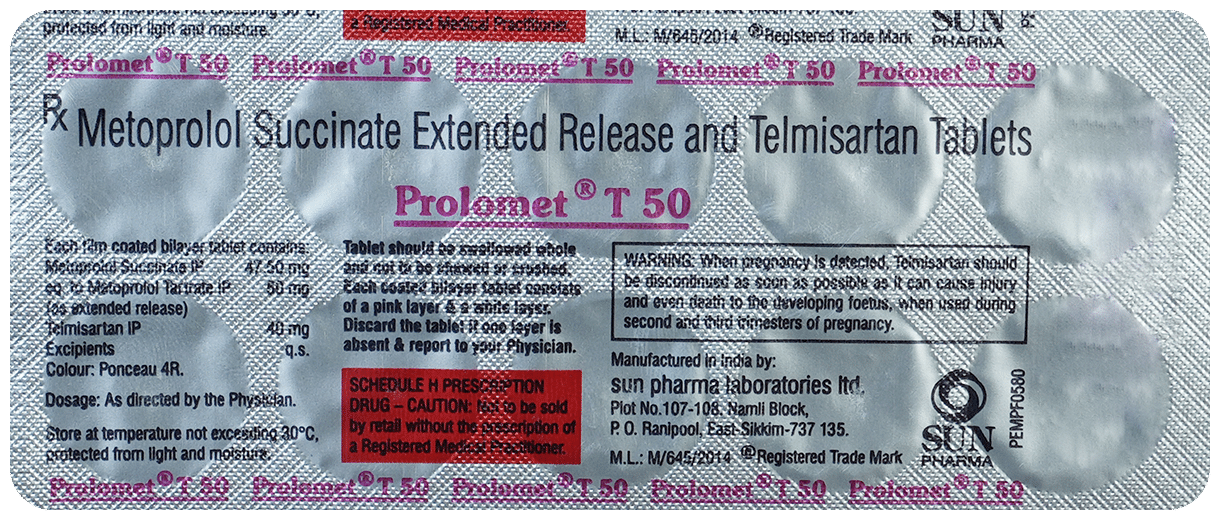 Prolomet T 50 Tablet - Image 2