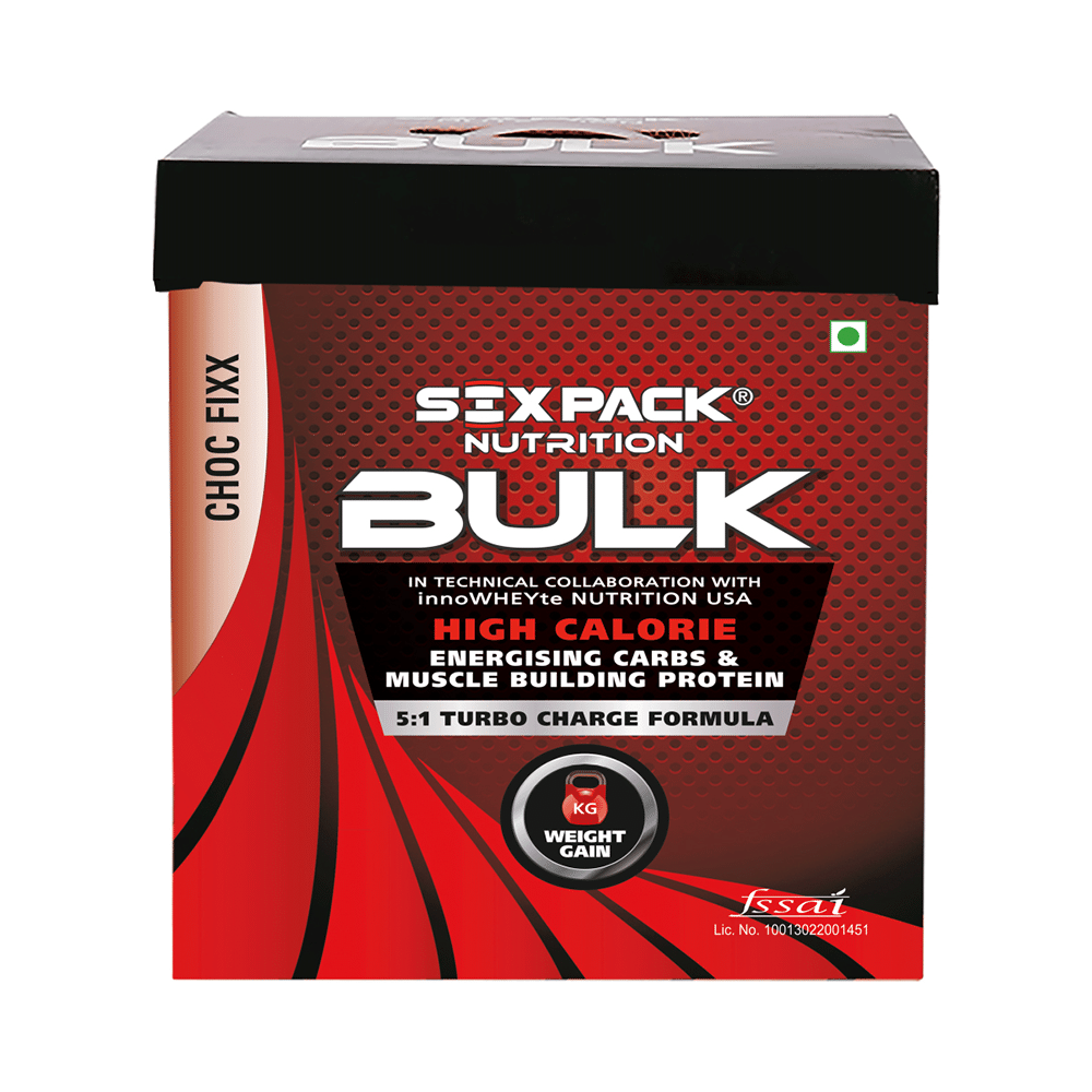 Sixpack Nutrition Bulk Weight Gainer Protein Choc Fixx - Image 1