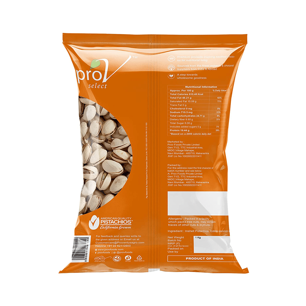 Prov Select Pistachio California Roasted & Salted - Image 2