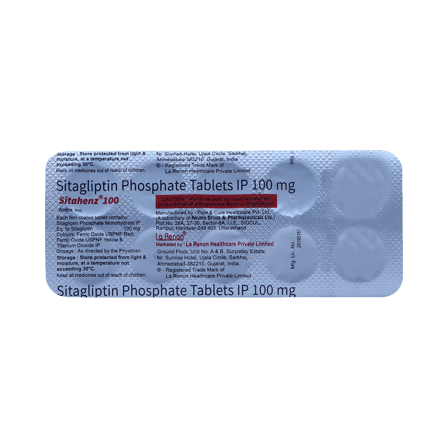 Sitahenz 100mg Tablet - Image 6
