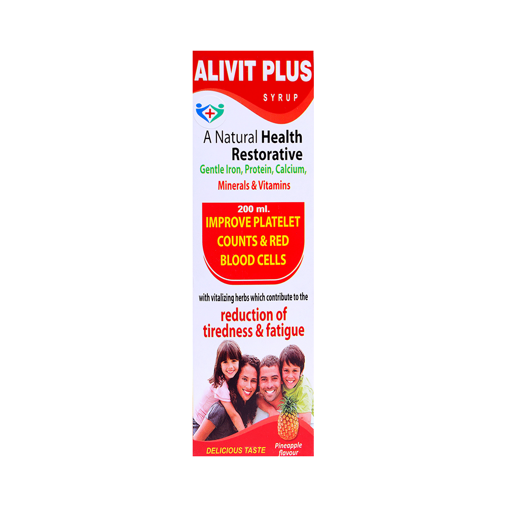 Alivit Plus Syrup Pineapple - Image 1