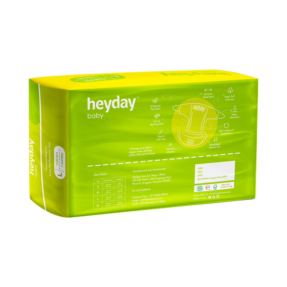 Heyday Natural Baby Diaper Large - Image 2