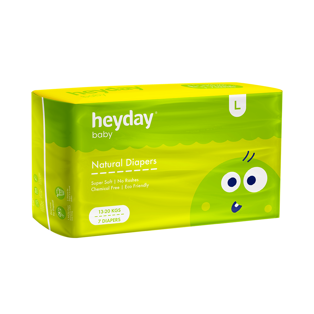 Heyday Natural Baby Diaper Large - Image 1