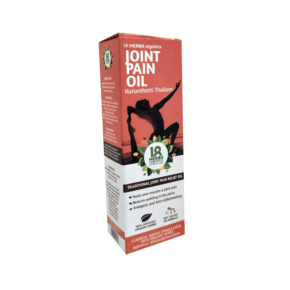 18 Herbs Organics Joint Pain Oil Kurunthotti Thailam - Image 2