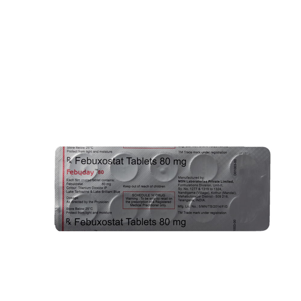 Febuday 80 Tablet - Image 5