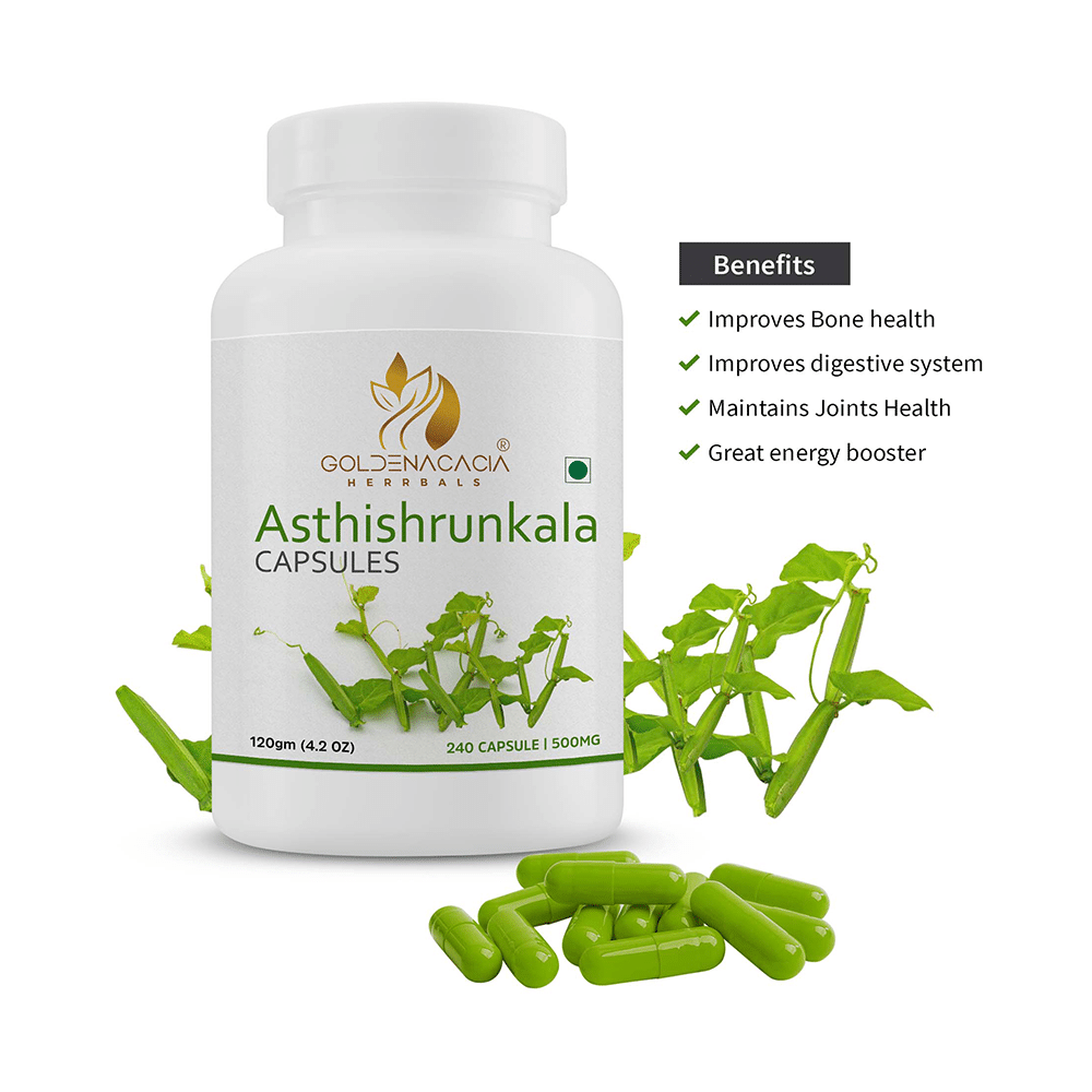Goldenacacia Herrbals Asthishrunkala 500mg Capsule - Image 4