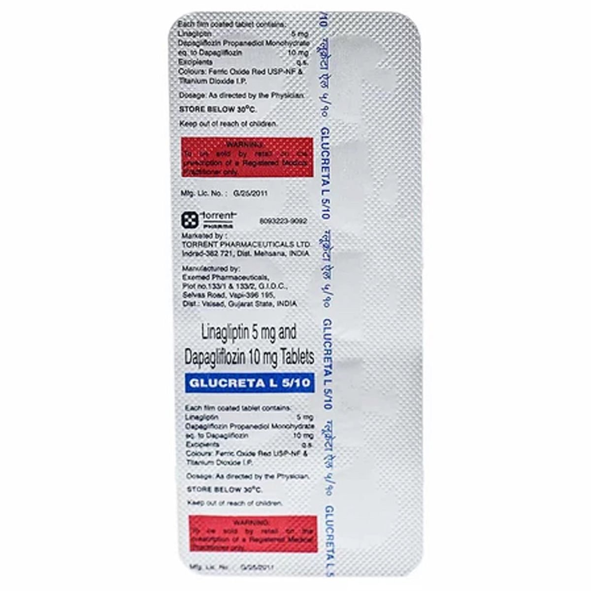 Glucreta L 10mg/5mg Tablet