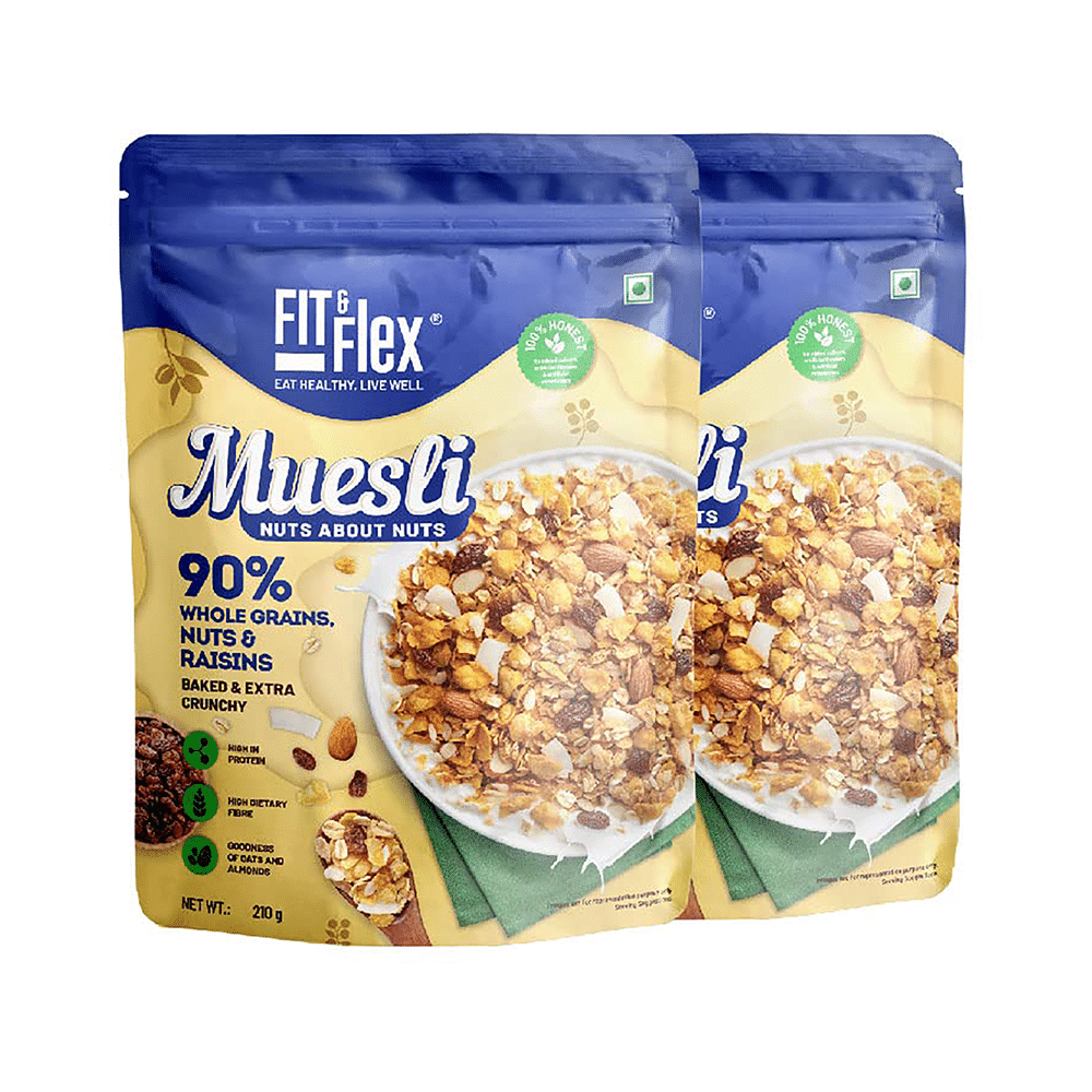 Fit & Flex Muesli Nuts About Nuts (210gm Each)