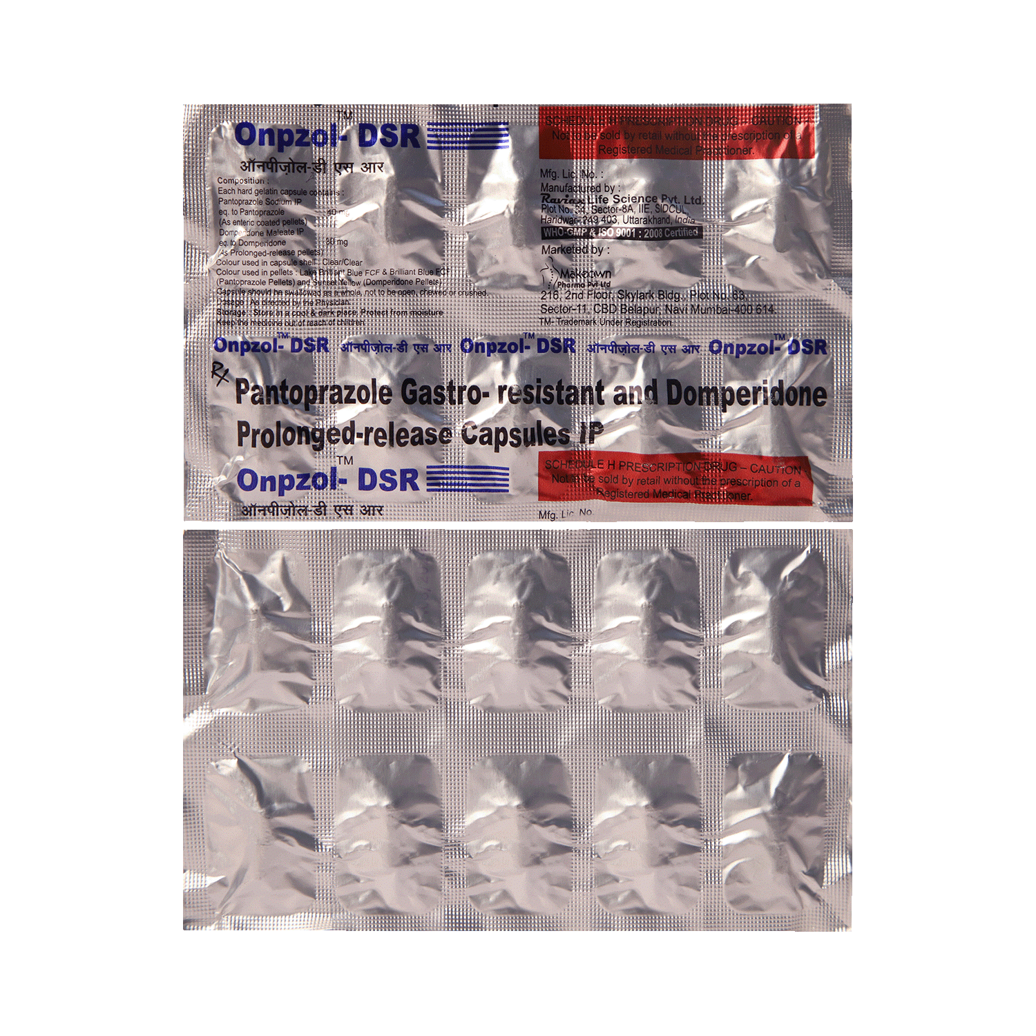 Onpzol D 30mg/40mg Capsule SR