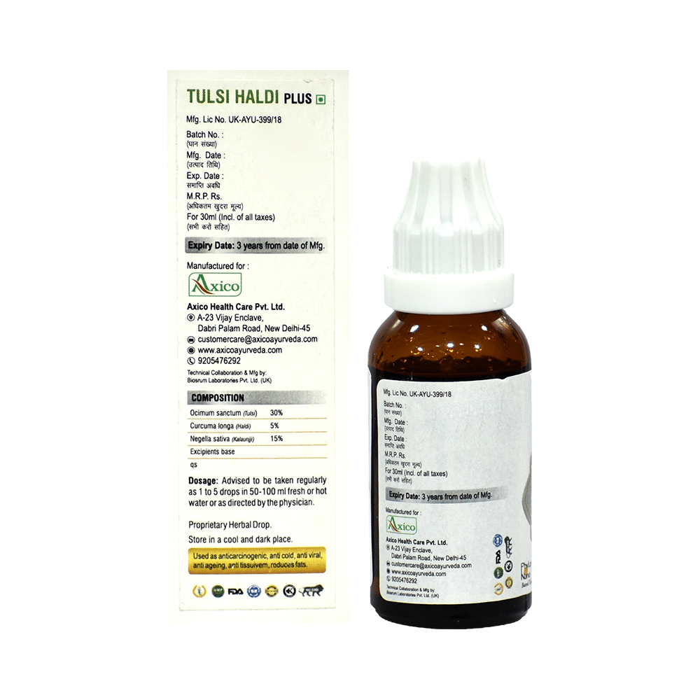 Dr.Axico Tulsi Haldi Plus Syrup - Image 3