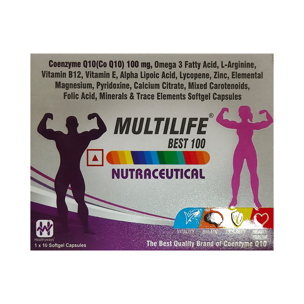 Multilife Best 100 Softgel Capsule - Image 1