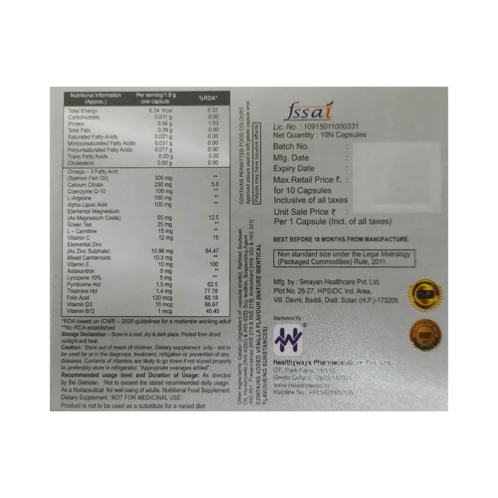 Multilife Best 100 Softgel Capsule - Image 2