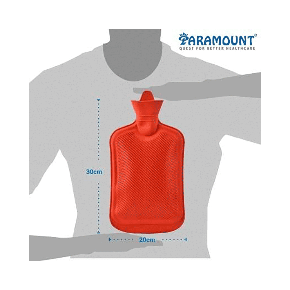 Arokleen Hot Water Bottle Bag Red - Image 4