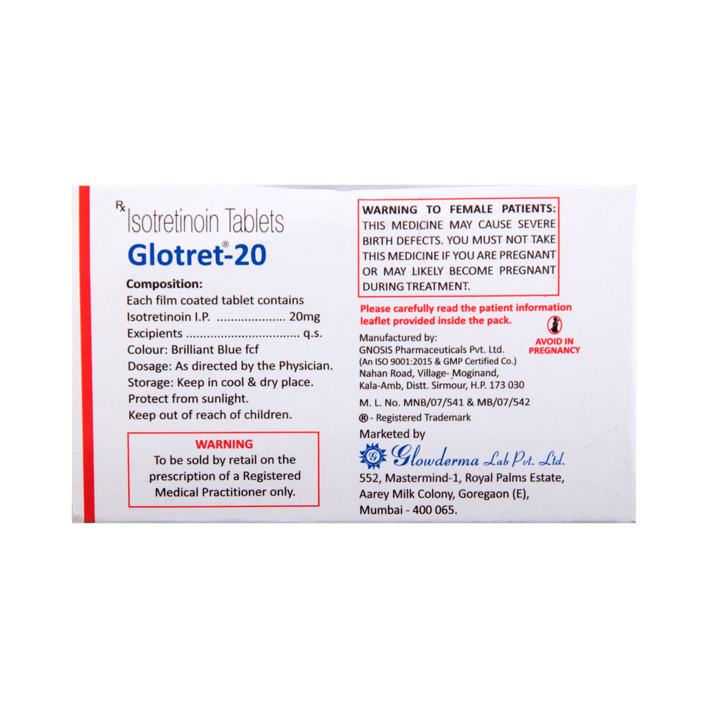 Glotret 20 Tablet - Image 3