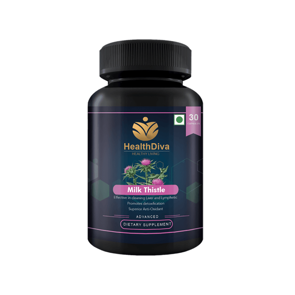 HealthDiva Milk Thistle Capsule - Image 1