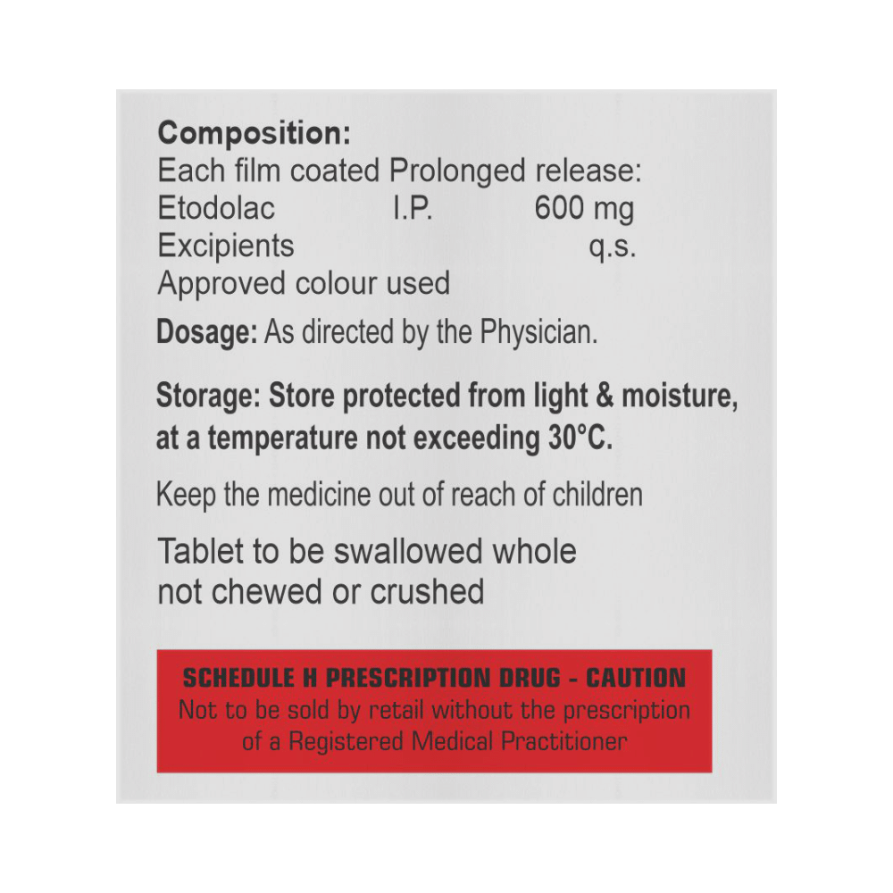 Etodamp 600mg Tablet - Image 2